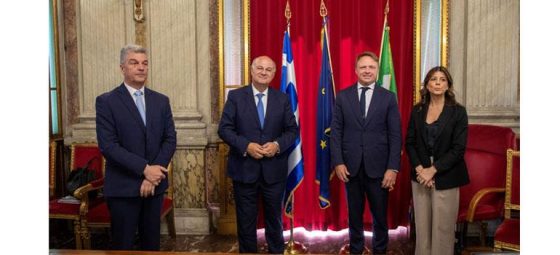 Συνάντηση του Υπουργού Αγροτικής Ανάπτυξης και Τροφίμων Κώστα Τσιάρα με τον Ιταλό ομόλογό του Francesco Lollobrigida